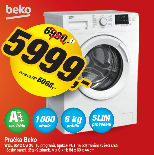 beko pračka